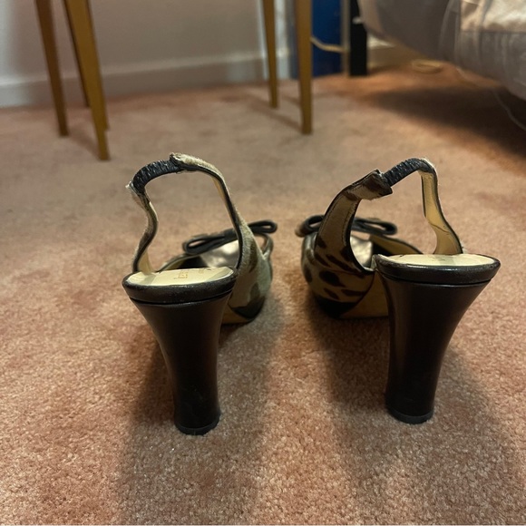 Kate Spade Animal Print Bow Heel - Picture 4 of 5